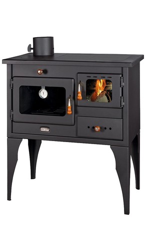 Cuisinière poêle bois - poêle, à